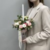 Настольная композиция в бокале со свечой Розовые сны